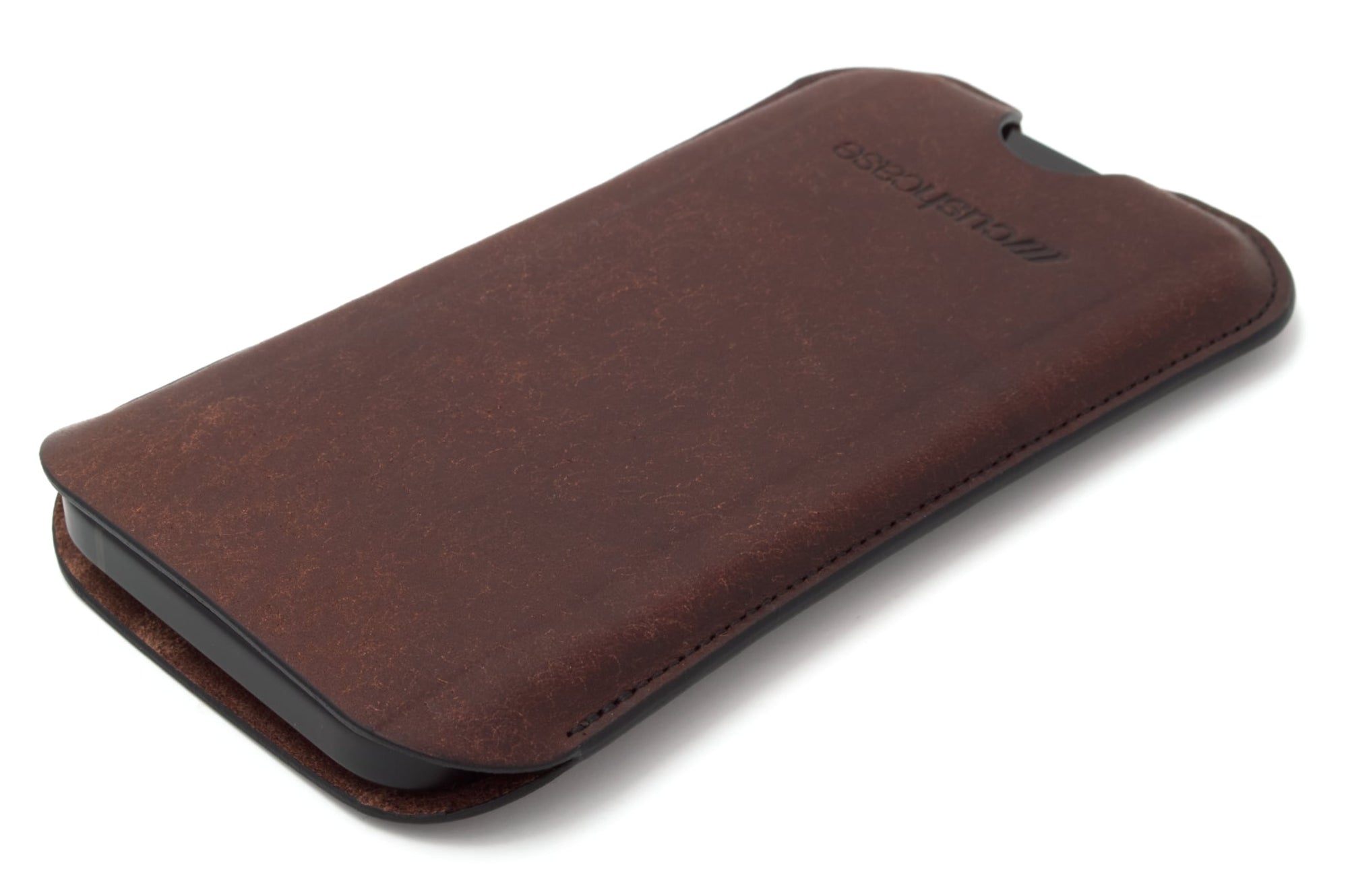 Apex Leather Sleeve for Apple iPhone 15 Plus