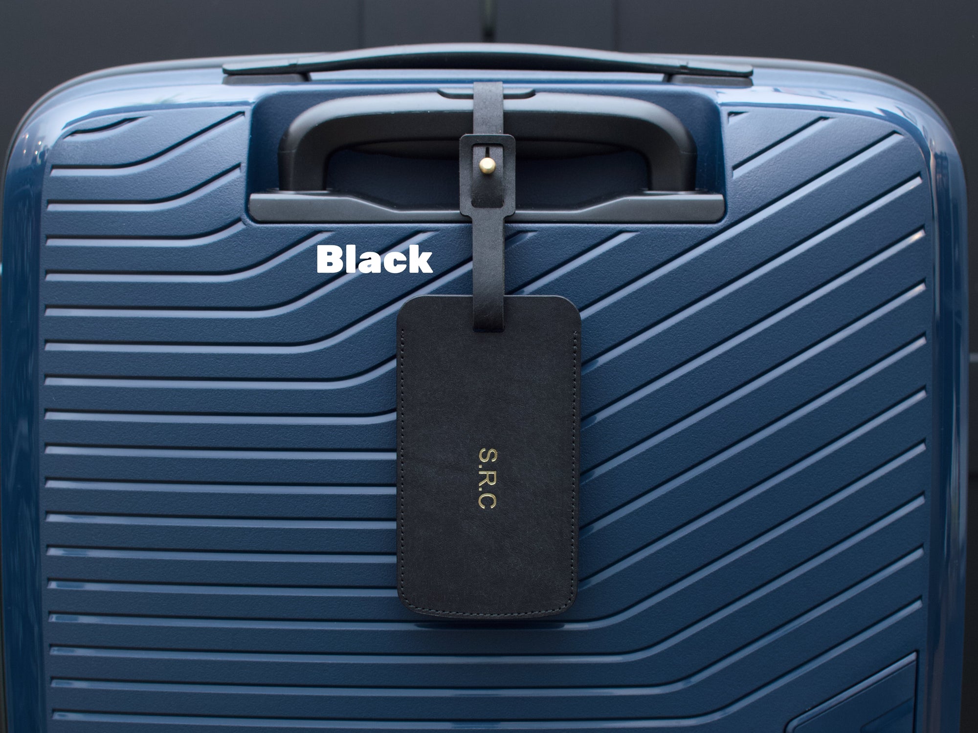 Personalised Leather Luggage Tag