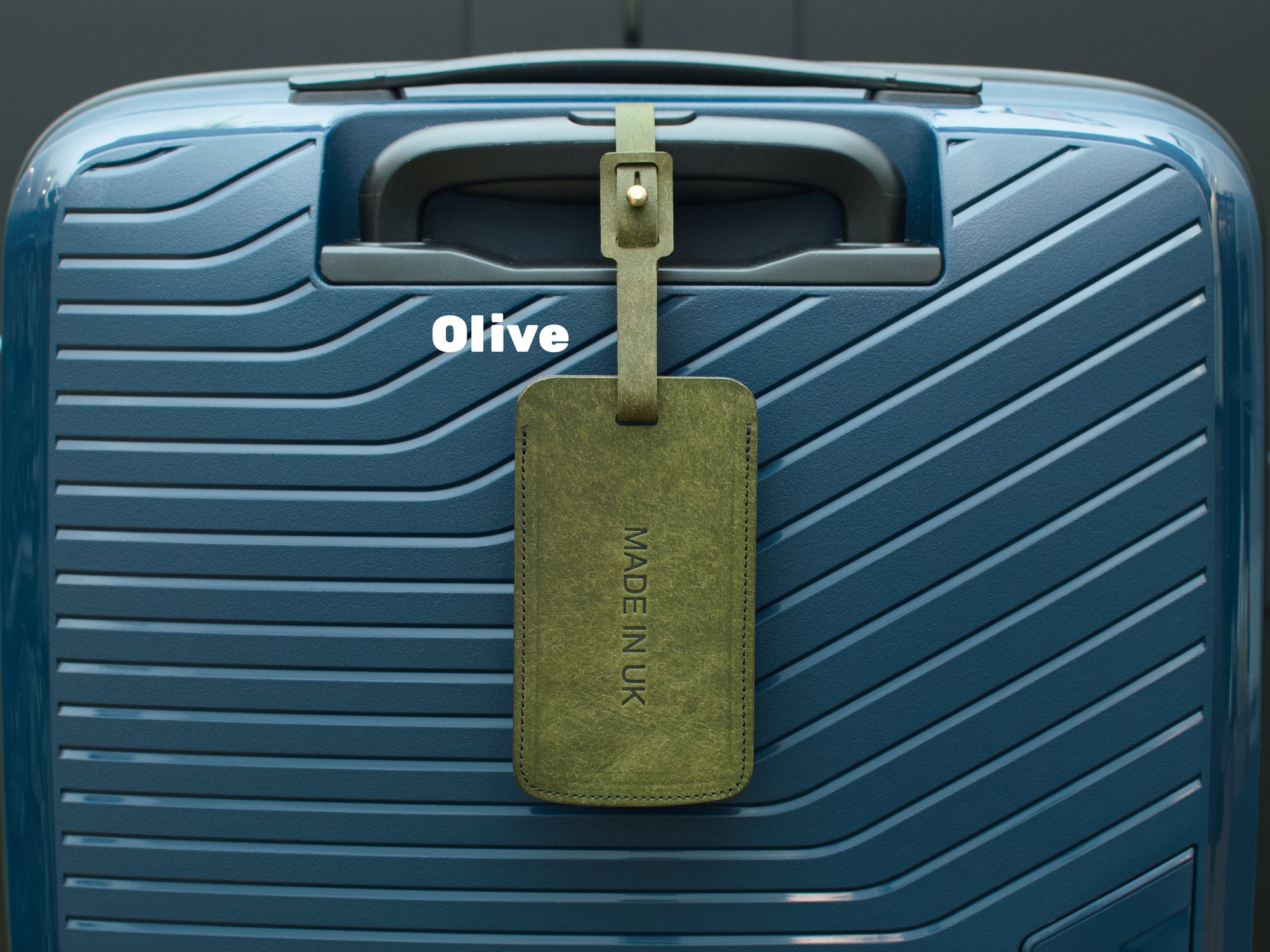 Personalised Leather Luggage Tag