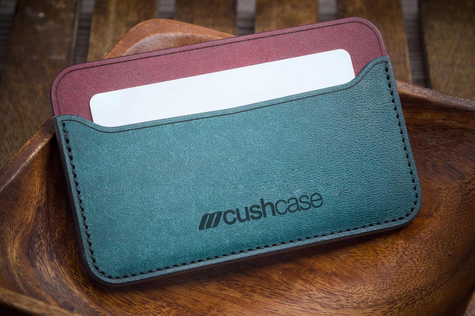 Compact Card Wallet with 3 Pockets - Two Tone Pueblo