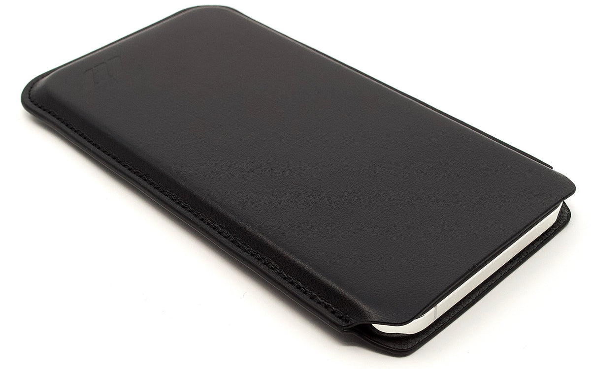 Apple iPhone 14 Pro Max Leather Pouch Sleeve Case - Ultra Slim - Black